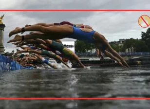 Olympic marathon swim test run abandoned due to Seine river pollution concerns